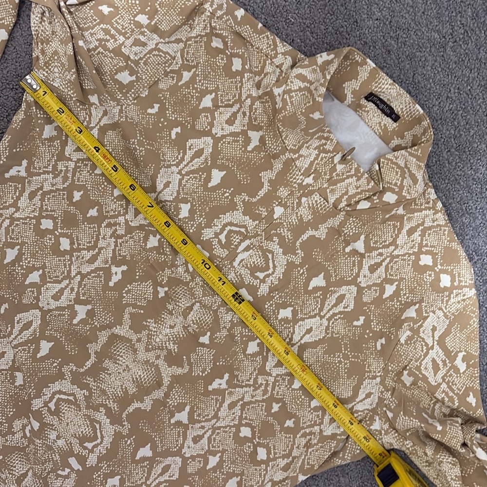 J. Mclaughlin Bedford Quarter Zip Python Print To… - image 3